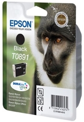 Epson T0891 Black 5,8ml pro Stylus S20/SX100/SX200/SX400 - originální