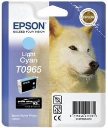 Epson T0965 Inkoustová Light Cyan ULTRACHROME K3 pro Stylus Photo R2880 - originální