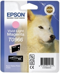 Epson T0966 Inkoustová Vivid Light Magenta ULTRACHROME K3 pro Stylus Photo R2880 - originální