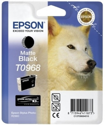 Epson T0968 Inkoustová Matte Black ULTRACHROME K3 pro Stylus Photo R2880 - originální