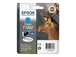 Epson T1302 Cyan 10,1ml pro Stylus SX525WD/SX620FW, Stylus Office BX320FW/BX525WD/BX625FWD - originální