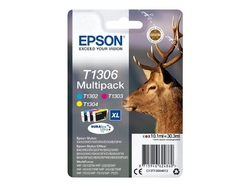 Epson T1306 Multipack 30,3ml pro Stylus SX525WD/SX620FW, Stylus Office BX320FW/BX525WD/BX625FWD - originální