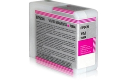 Epson T580A00 Inkoust Vivid Magenta, živá purpurová - originální