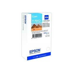 Epson T7012 XXL Cyan až 3400 stran, pro série WP4000/4500 (WP-4015,WP-4025,WP-4515,WP-4525,WP-4535,WP-4545) - originální