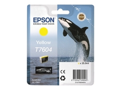 Epson T7604 Yellow, žlutá - originální