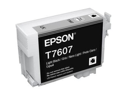 Epson T7607 Light Black, světle černá - originální