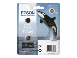 Epson T7608 Matte Black, matná černá - originální