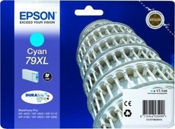 Epson T7902 XL Cyan, 17ml, pro série WF-5110DW,WF-5190DW,WF-5620DWF,WF-5690DWF - originální