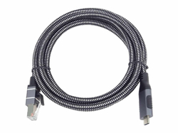 Ethernetový kabel USB-C -> LAN RJ45 10/100/1000 MBIT délka 2m
