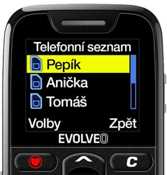 EVOLVEO EasyPhone černý