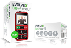 EVOLVEO EasyPhone ET červený