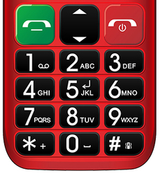 EVOLVEO EasyPhone ET EP-851-ETR červený