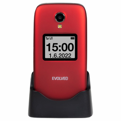 EVOLVEO EasyPhone FS červená barva