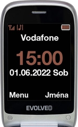EVOLVEO EasyPhone FS červená barva