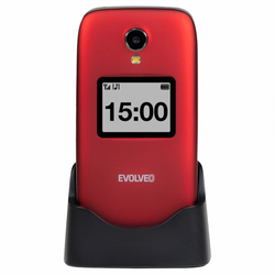 EVOLVEO EasyPhone FS červená barva