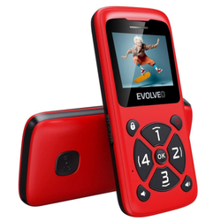 EVOLVEO EasyPhone ID červený