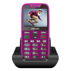 EVOLVEO EasyPhone XR růžový