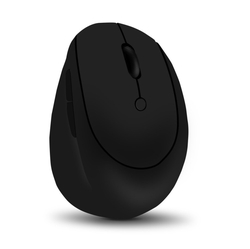EVOLVEO LadyErgo, tichá vertikální ergonomická myš, 2.4GHz, černá