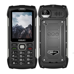 EVOLVEO StrongPhone H1 černo-stříbrný