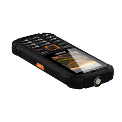 EVOLVEO StrongPhone Q1 černo-oranžový