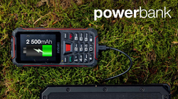 EVOLVEO StrongPhone W4, černo-červená