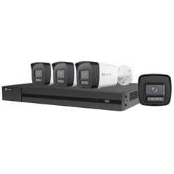 EZVIZ X5K PoE KIT/ bullet/ 8Mpix/ 1x 8CH NVR X5K/ 4x IP kamera H3K/ HDMI/ VGA/ USB/ LAN/ SATA + 2TB HDD