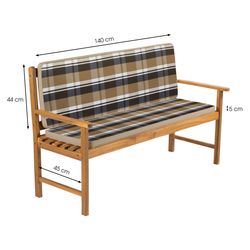 Fieldmann FDZN 9109 Potah pro 3-místnou lavici 4006-T, pruh hnědá