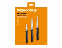 Fiskars Set nožů na zeleninu Essential 3ks