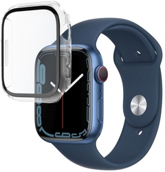 Fixed Pure ochranné pouzdro s temperovaným sklem pro Apple Watch 41mm, čiré