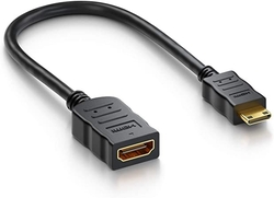 Flexi adaptér HDMI Typ A samice - mini HDMI Typ C samec pro ohebné zapojení