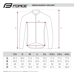 Force dres ANGLE fluo-modrý vel.L