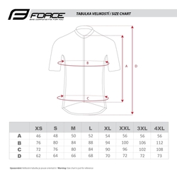 Force dres FASHION černo-šedý vel.XL