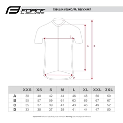 Force dres GOLD černo-zlatý vel.M