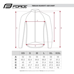 Force dres SPIKE černo-fluo vel.XXL