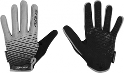 FORCE MTB ANGLE letní rukavice, šedo-černé vel.XL