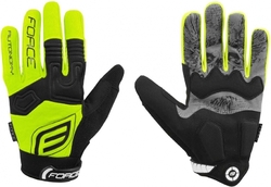 FORCE MTB AUTONOMY rukavice, fluo vel.XL