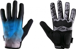 FORCE MTB CORE letní rukavice, modré vel.XXL
