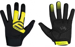 FORCE MTB POWER rukavice, černo-fluo vel.XL