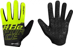FORCE MTB SWIPE letní rukavice, černo-fluo vel.XL