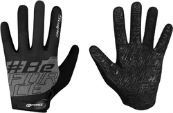 FORCE MTB SWIPE letní rukavice, černo-šedé vel.L