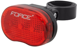 FORCE světlo zadní TRI - 3 diody + baterie