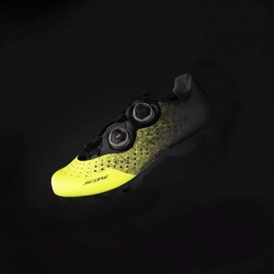 FORCE tretry MTB SCORE, fluo-černé vel.36