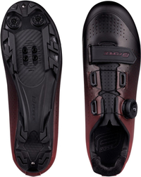 FORCE tretry MTB VICTORY, černo-bordó vel.44