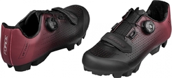 FORCE tretry MTB VICTORY, černo-bordó vel.45