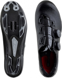 FORCE tretry MTB WARRIOR CARBON, černé vel.44