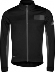 FORCE zimní bunda FROST softshell černo-šedá vel.XL