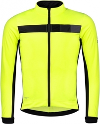 FORCE zimní bunda FROST softshell fluo-černá vel.M