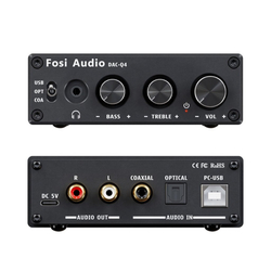 Fosi Audio Q4 D/A převodník a sluchátkový zesilovač