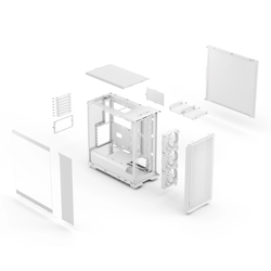 Fractal Epoch WhiteTG Clear Tint