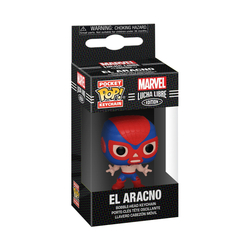 Funko POP Keychain: Marvel Luchadores- Spider-Man